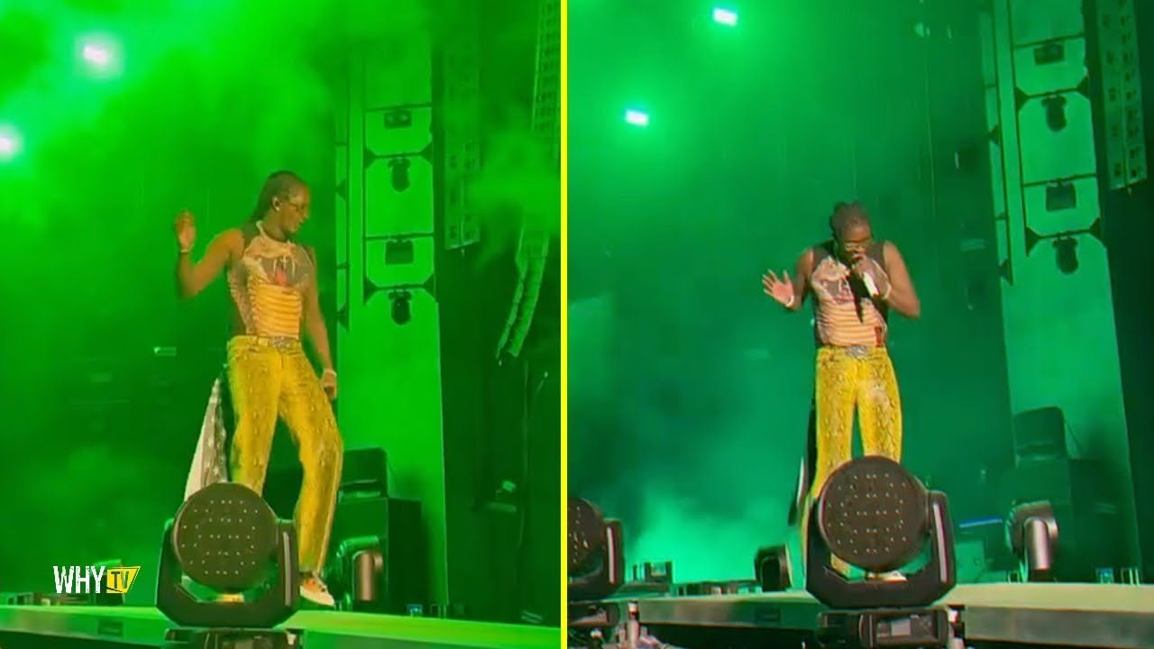 Crowd Going Wild After Young Thug Performs 'Way 2 $exy' At The Frauenfeld Fest In Switzerland
