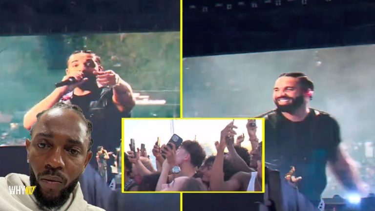 Crowd Screaming Fu** Kendrick During Drake's Show In UK 'Thank You UK, I Appreciate It'