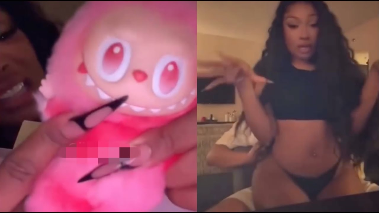 "This My Man" Megan Thee Stallion Goes Live With Klay Thompson After Surprising Her With Labubu Doll
