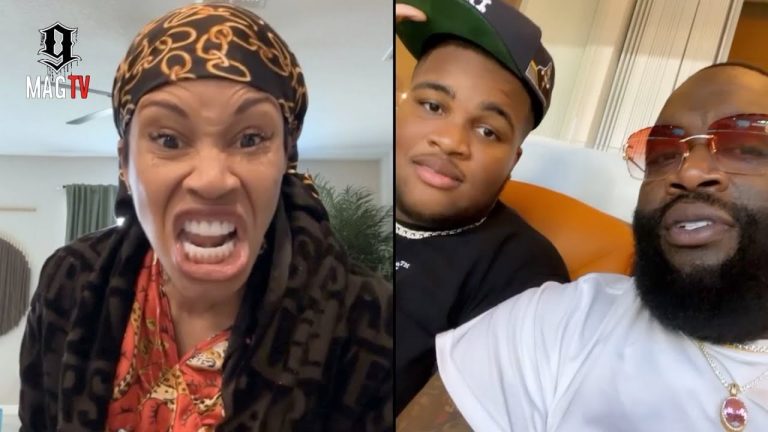 "Shut The F**k Up" Tia Kemps Destroys Troll Asking How Rick Ross Had A Child With Her! 