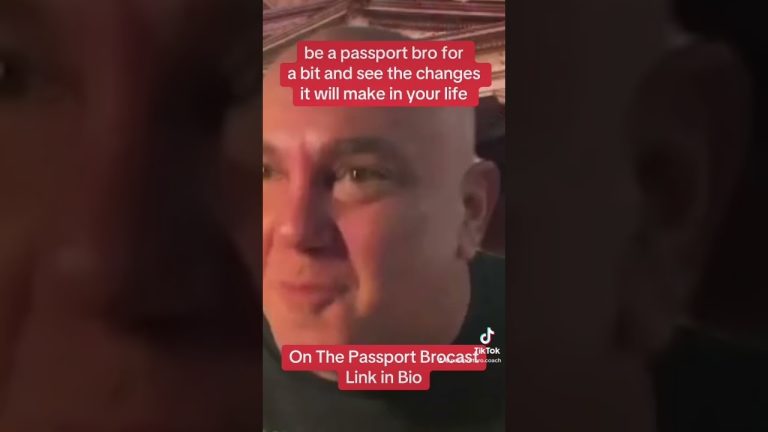 How being a Passport Bro changes you