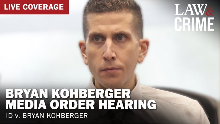 LIVE: Bryan Kohberger Media Order Hearing  ID v. Bryan Kohberger