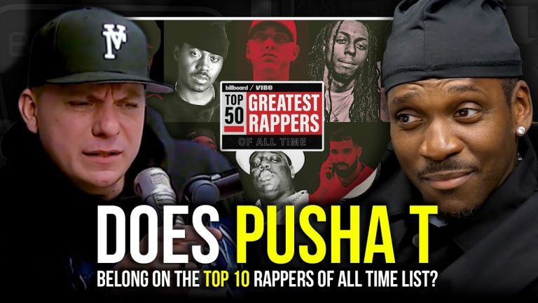 Kev ranks Pusha T in his all-time top 10 rappers!