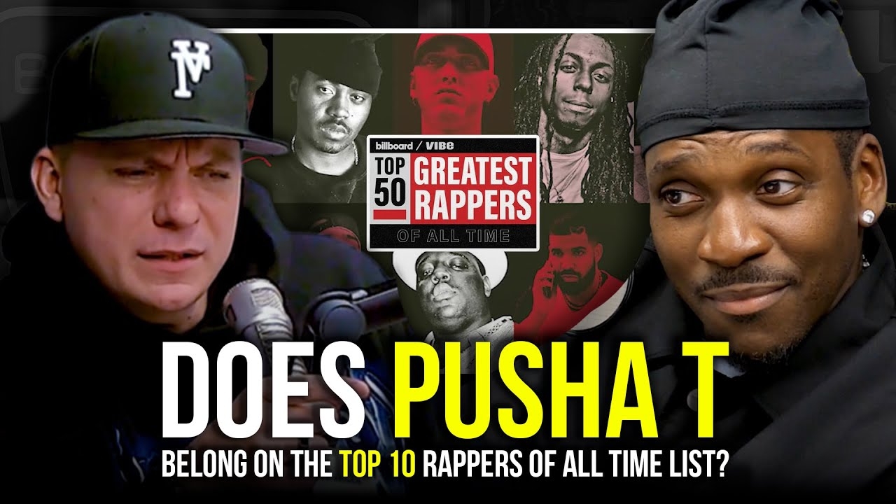 Kev ranks Pusha T in his all-time top 10 rappers!