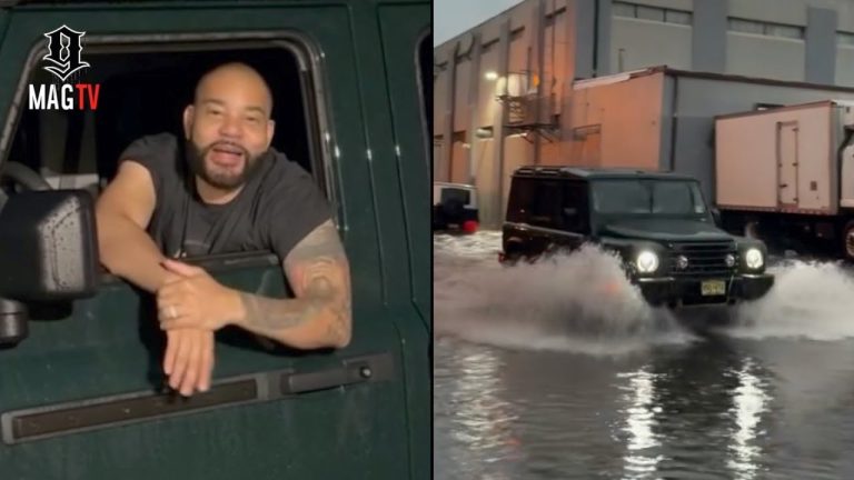 DJ Envy Risks It All Driving His $100K Ineos Grenadier SUV Through New York Floods Waters! 