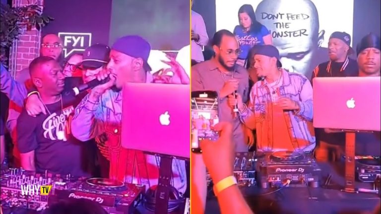 Layzie Bone, Ras Kass And Flesh-N-Bone Performing Down Foe My Thang At Five Mics Hip Hop Lounge
