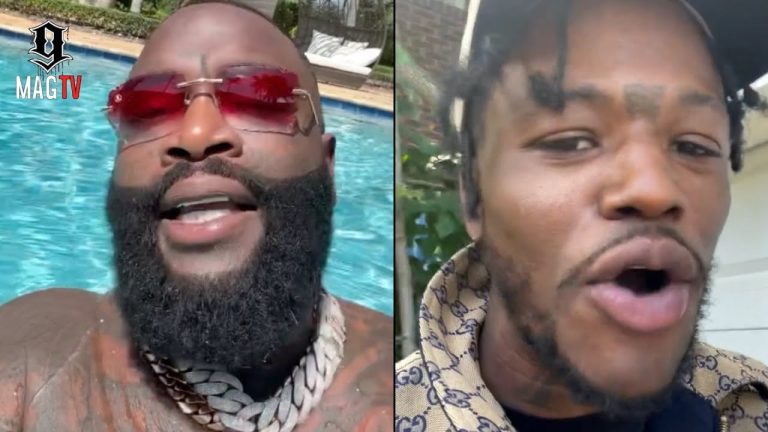 "I Did It On Face" Rick Ross Checks DC Youngfly's Temperature After Appearing On 85 South Show! 
