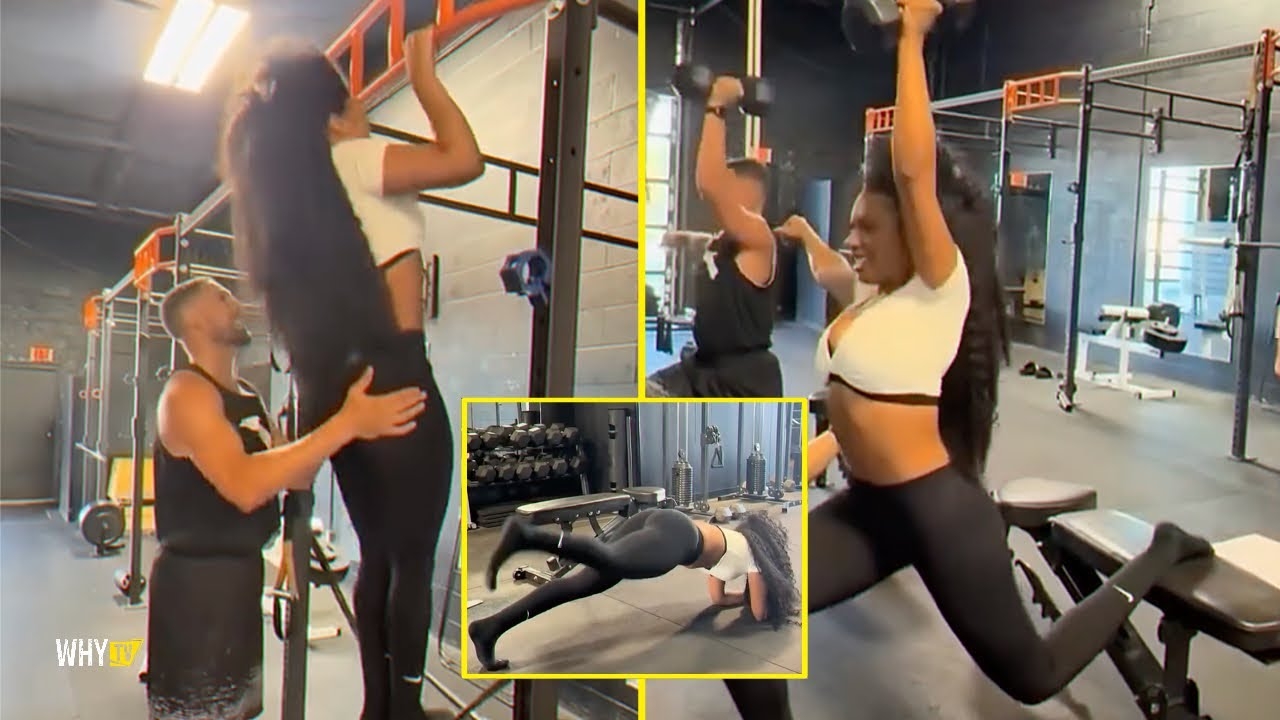 Megan Thee Stallion And Klay Thompson Working Hard In Gym And Showing Off Their Workout Routine