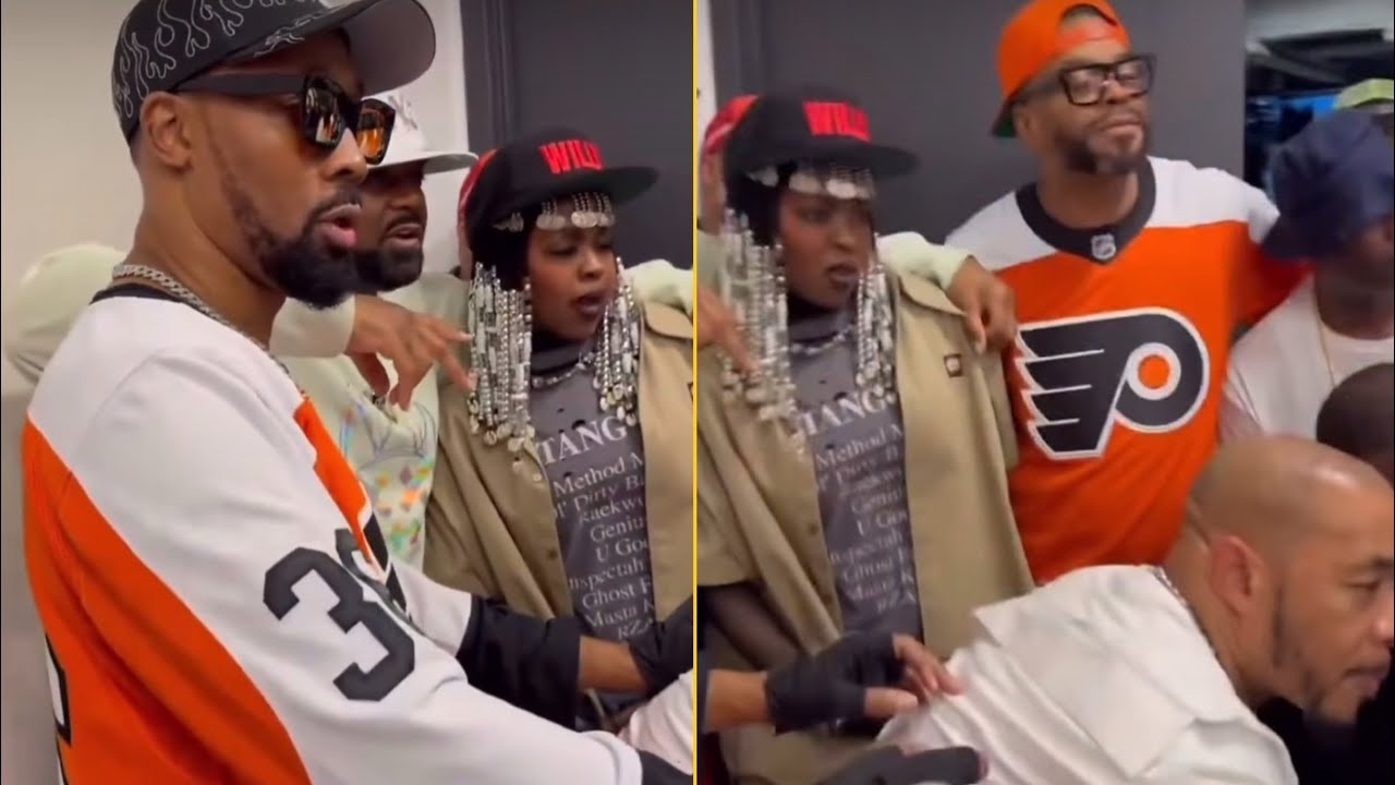 Lauryn Hill Linked Up With Wu Tang Clan And The Lox In Backstage After The Show