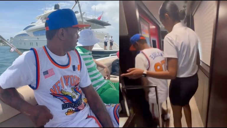 Camron Gives Tour Of His Mega Yacht After Helping His Son With His Taxes