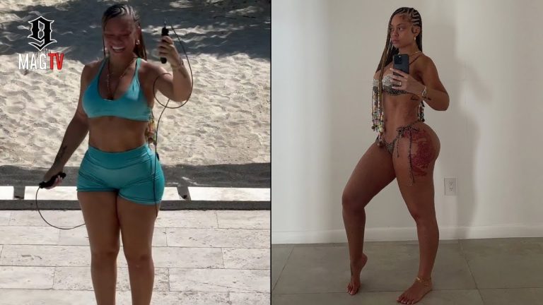 Latto Shows Off Her Workout Results During Caribbean Vacation! 
