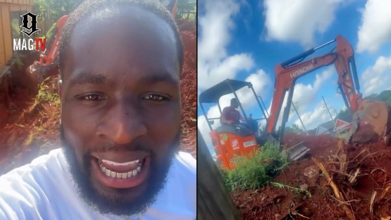 "Instead Of Diggin A N**ga Grave" Ralo Grades Land Around His New Properties! 