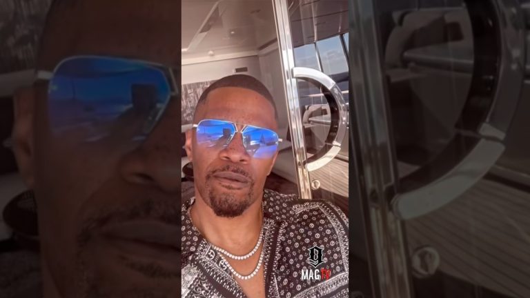 Jamie Foxx Yachting In The South Of France 