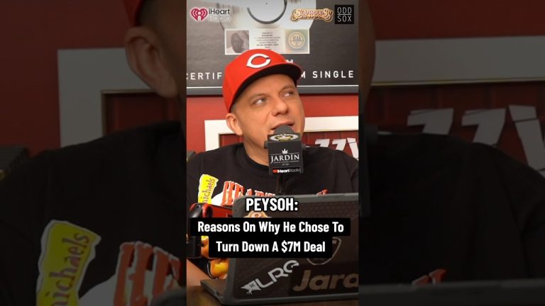 #Peysoh turned down a $7 MILLION DOLLAR major deal?!  Find out why he walked away from the #money
