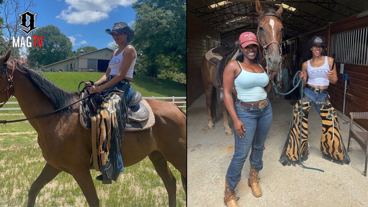 "Cowgirl Yuntie" Tia Kemp Is Too Funny Before Horseback Riding At The Outpost West Ranch!