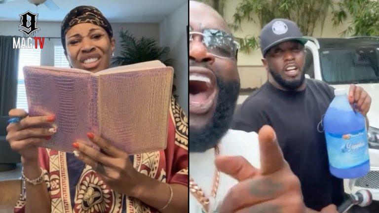 Rick Ross "BM" Tia Kemp Recites A Poem She Wrote For Diddy While Taking Prank Calls! 