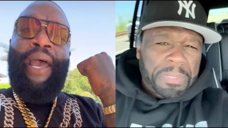 "I Took Yo Son Fishing" Rick Ross VIOLATES 50 Cent After Calling Him Out To Battle Rap