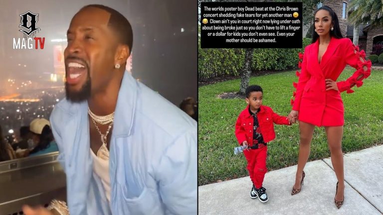 Safaree Gets Called Out By "BM" Erica Mena After Turning Up At Chris Brown's Concert! 