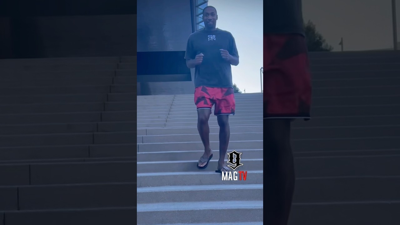 Good Morning  Gilbert Arenas Back Outside After Being Arrested For Gambling