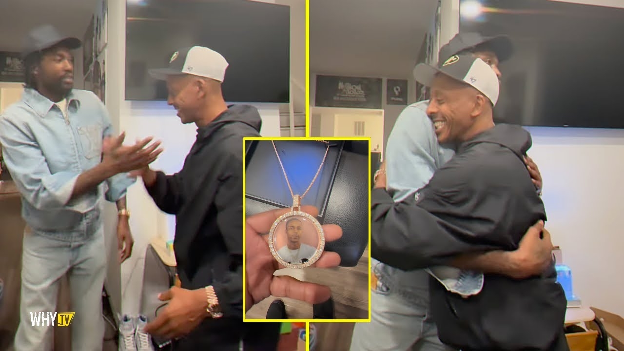 Meek Mill Surprises Gillie With Iced Out Chain Of His Son YNG Cheese 'Philly Vibes, RIP Cheese'