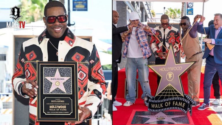 Busta Rhymes Gets His Own Star On The Hollywood Walk Of Fame! 