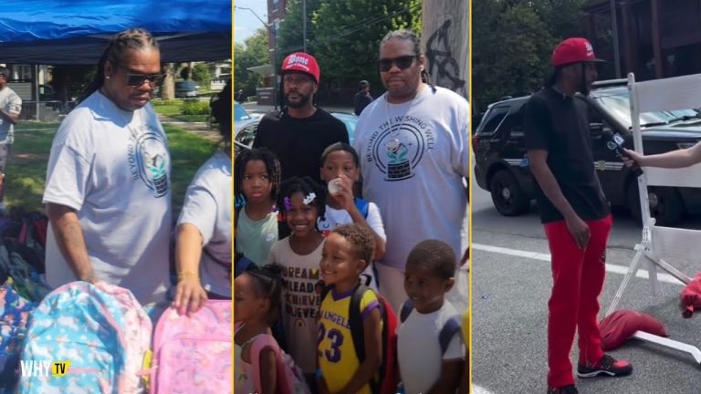 Wish Bone And Krayzie Bone Host Backpack Giveaway In Their Hood St.Clair, East99 In Cleveland
