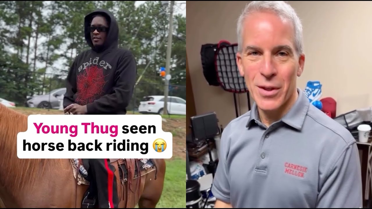 Young Thug Rides Horse After Doing Community Work With His Lawyer Brian Steele