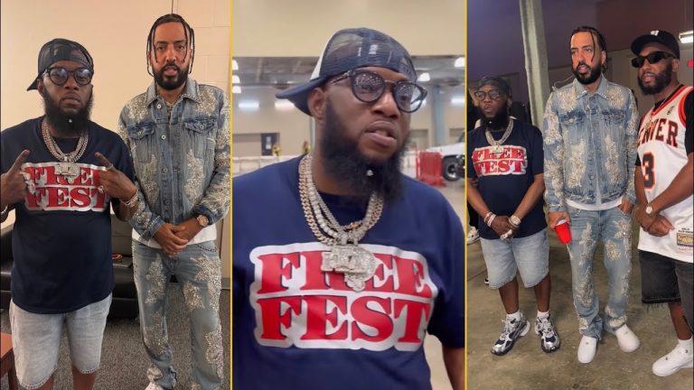 French Montana Linked Up With Freeway In Backstage After The Show Philly Have One And Only King