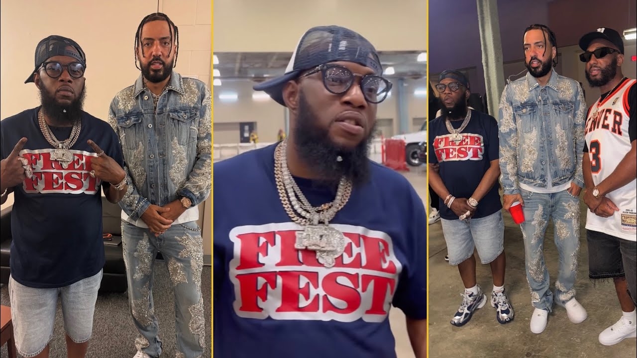 French Montana Linked Up With Freeway In Backstage After The Show Philly Have One And Only King