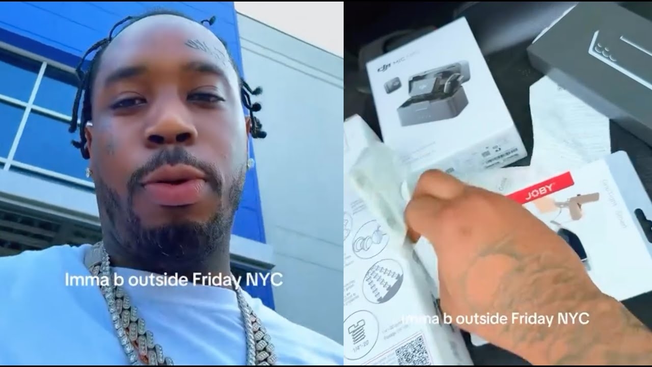 Im Outside Fivio Foreign Released From Jail Picks Up Camera Equipment To Become A Streamer