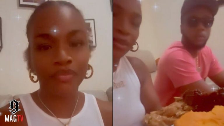 "My Momma In Law" Papoose & Claressa Shields Gets A Victory Meal Cooked By His Mother! 
