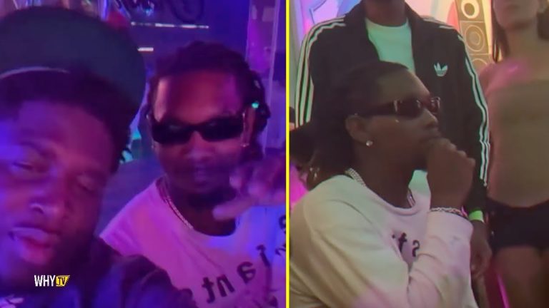 Offset Linked Up With Cash Cobain In The Club And Announcing His New 'KIARI' Album Release Date