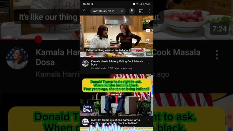 Donald trump attacks Kamala for saying she's african american? #news AJ2Cent