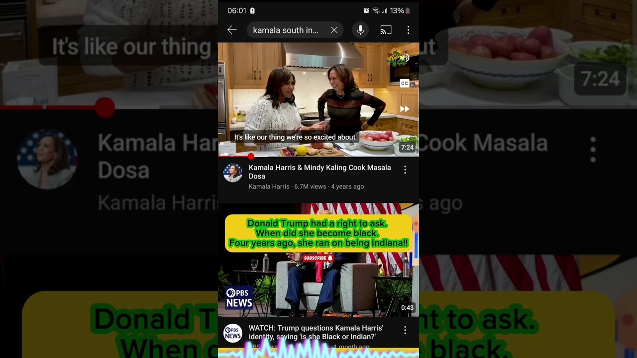 Donald trump attacks Kamala for saying she's african american? #news AJ2Cent