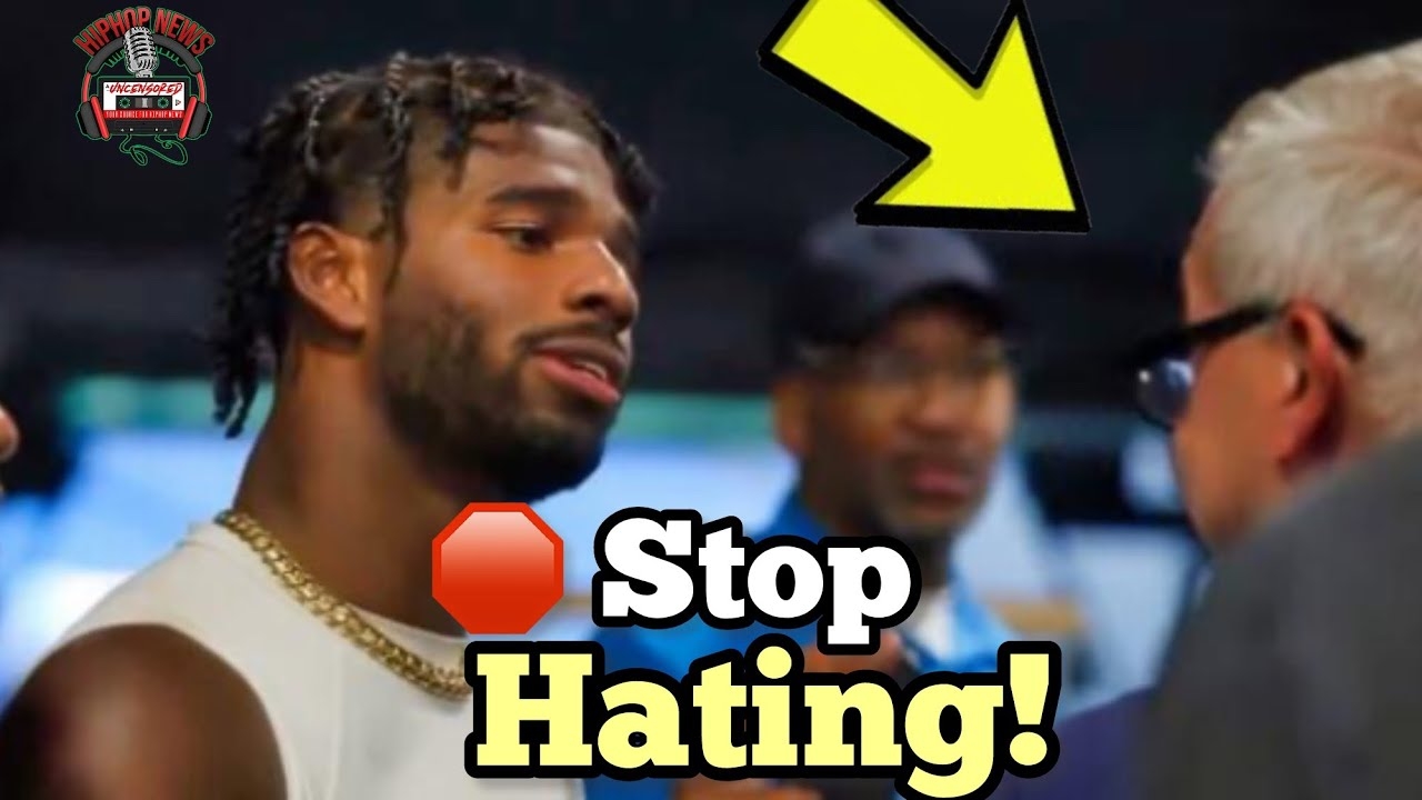 Shedeur Sanders CONFRONTS HATING Cleveland Reporter On LIVE TV!