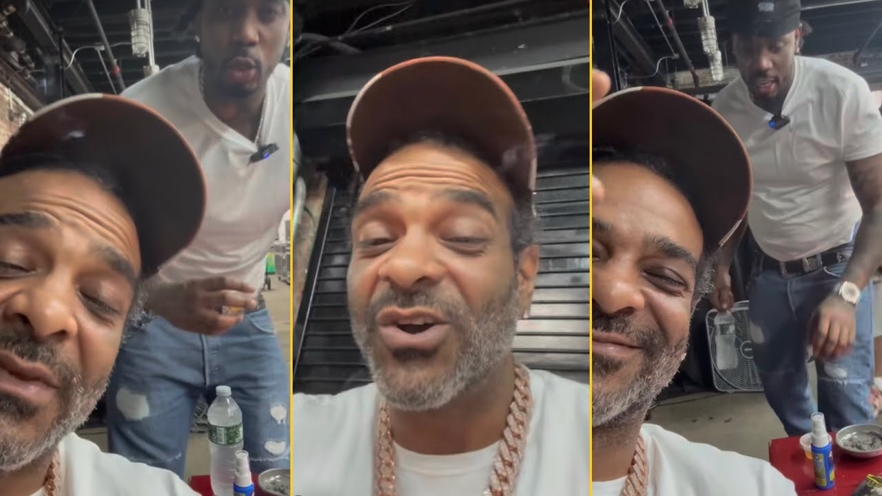 Jim Jones Linked Up With Fivio Foreign After Released From Prison & Working On A New Track In Studio