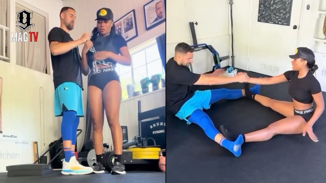 Klay Thompson Prepares For Upcoming NBA Season With "GF" Megan Thee Stallion!