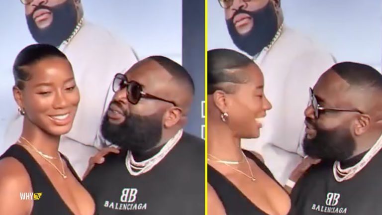 Rick Ross Girlfriend Rejects His Kiss While On The Red Carpet 'Why You Do That To The Biggest Boss'