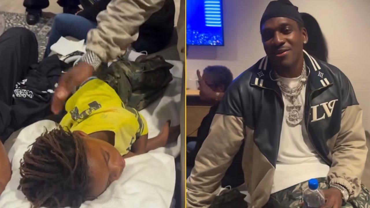 Pusha T Reacts To His Son Falling Asleep At His Recent Tour For Let God Sort Em Out Last Night