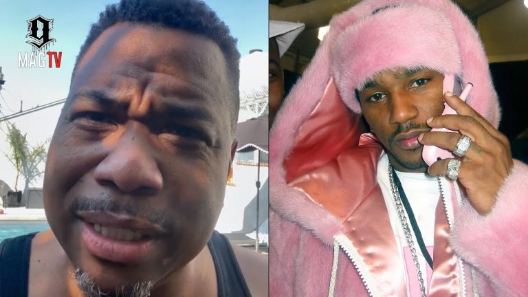 "Pink Man" Omar Gooding Continues To Keep His Foot On Cam'Ron's Neck! 