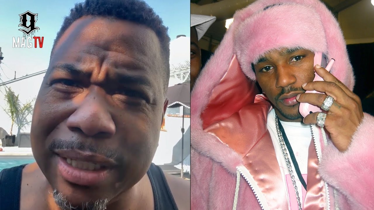 "Pink Man" Omar Gooding Continues To Keep His Foot On Cam'Ron's Neck!