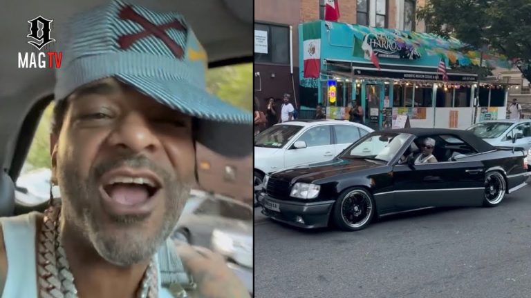 Jim Jones Pulls Out The 1993 Mercedes A124 Cabriolet For "Summer Where U Been At" Music Video! 