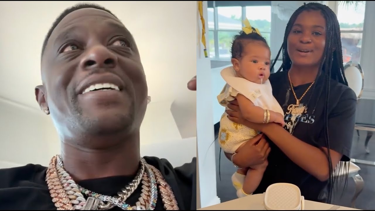 Boosie Reunites With Daughter Ivy! Cant Stop Laughing After Newborn Throws Up On Her