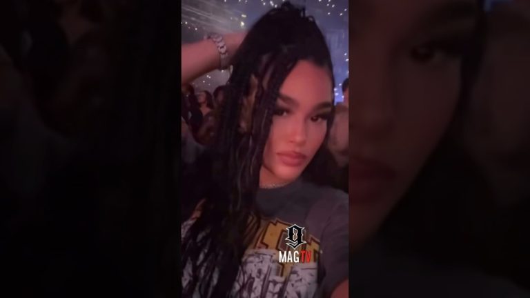 Emily B At The Chris Brown Concert 
