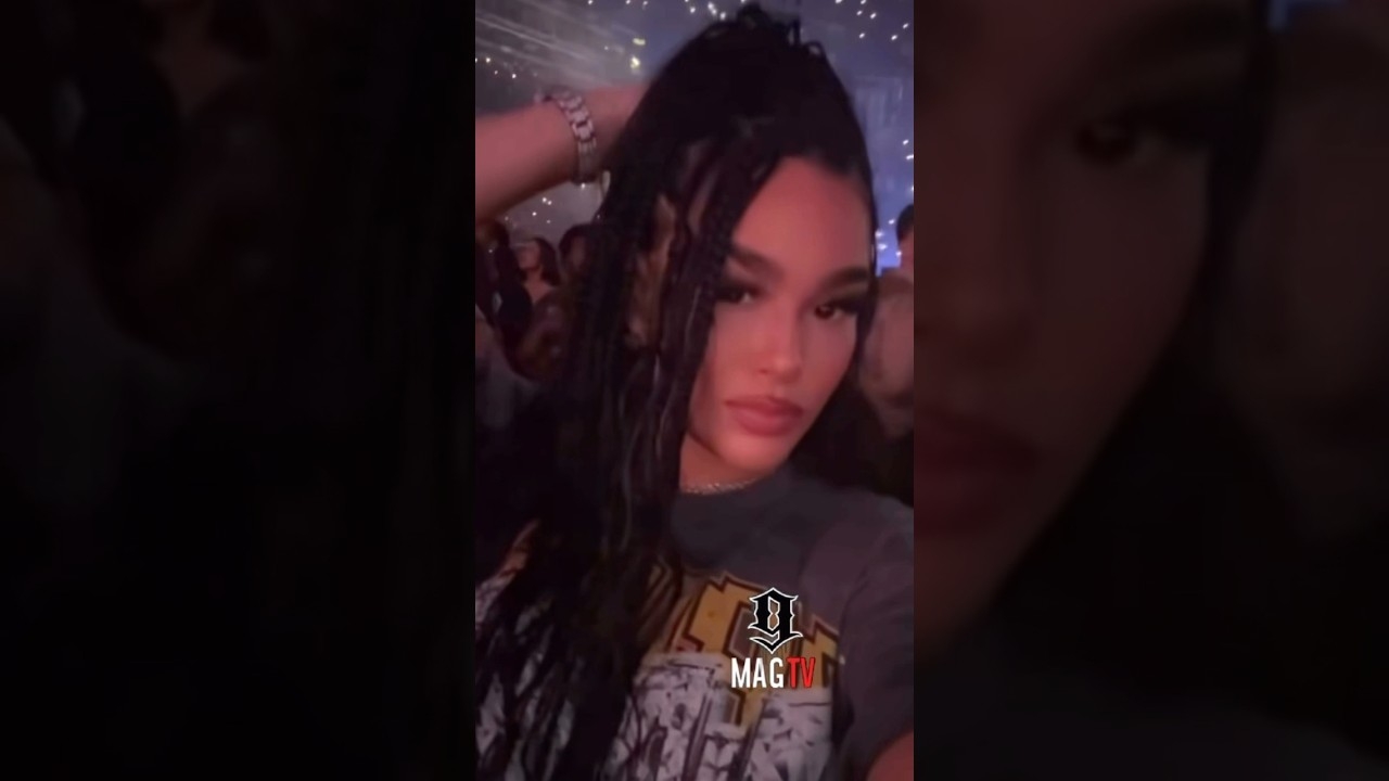 Emily B At The Chris Brown Concert