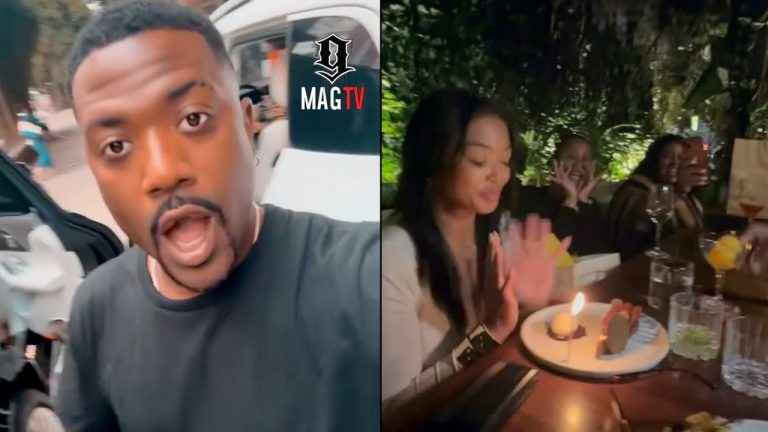 Ray J Pulls Out Back To Back Maybach's To Celebrate Princess Love's 41st B-Day! 
