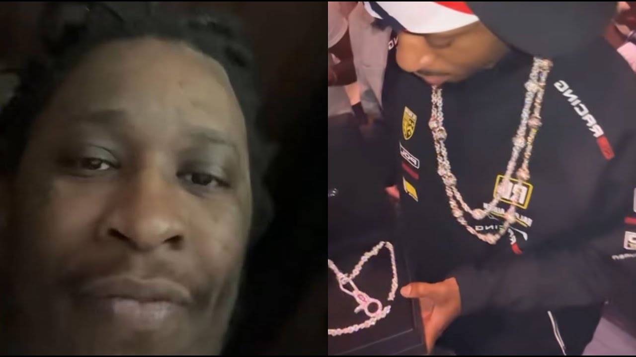 Metro Boomin Surprises Young Thug With Diamond Wallet Chain For His 34th Bday