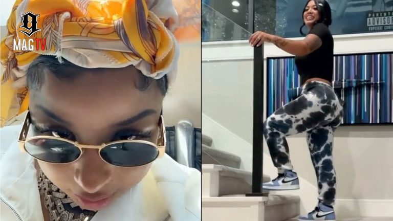 "Not Gone Work Out" Chrisean Rock Is UnBothered After Blueface Moves "GF" Angela Into His House! 
