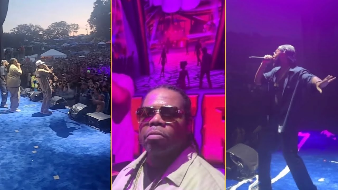 Bone Thugs And Three 6 Mafia Reunited On The Stage At Gathering Of The Juggalos Festival Last Night