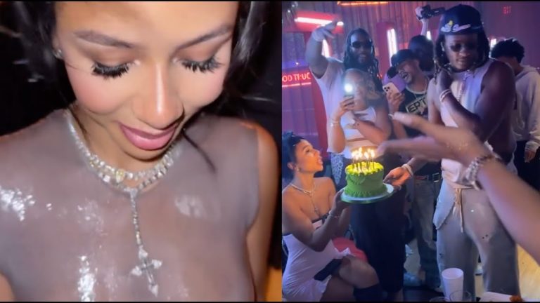 Mariah The Scientist Surprises Young Thug With Matching Snake Bracelets For His 34th Bday